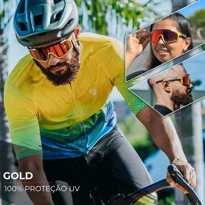 Sportliche Bewegung Sonnenbrille