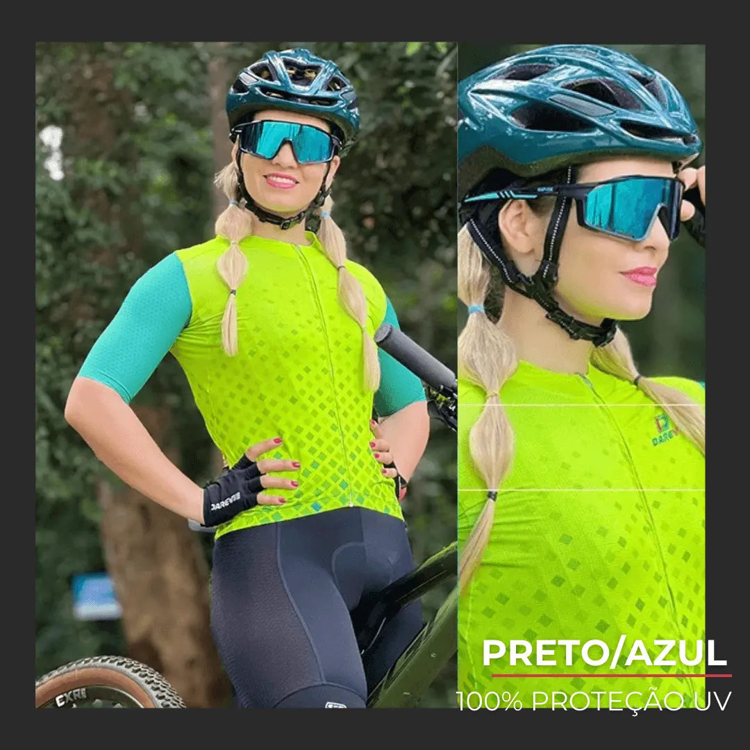 Sportliche Bewegung Sonnenbrille