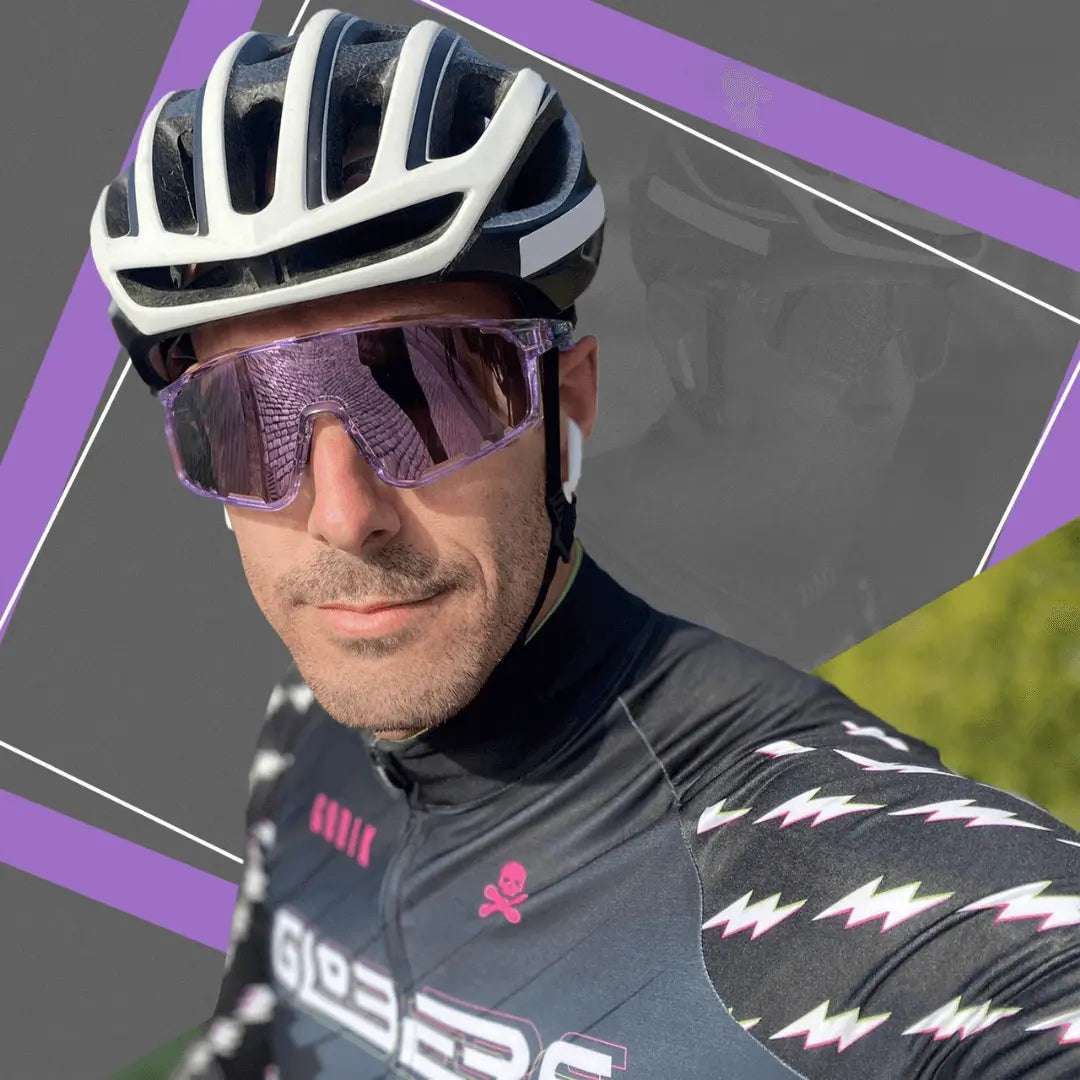 Sportliche Bewegung Sonnenbrille