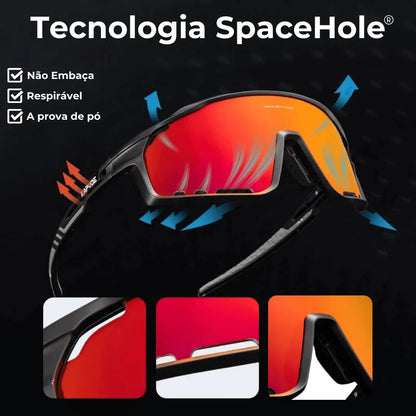 Sportliche Bewegung Sonnenbrille